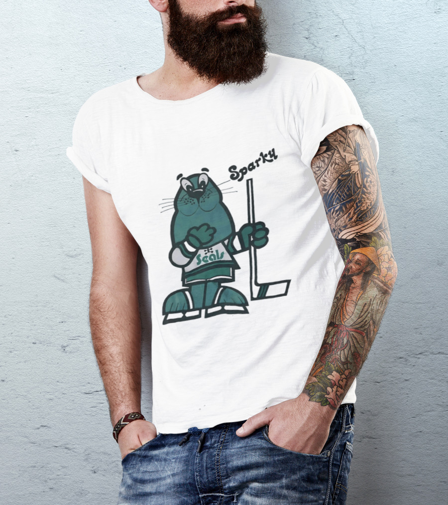 Sparky Seals Hockey Team California Golden Seals T-Shirt