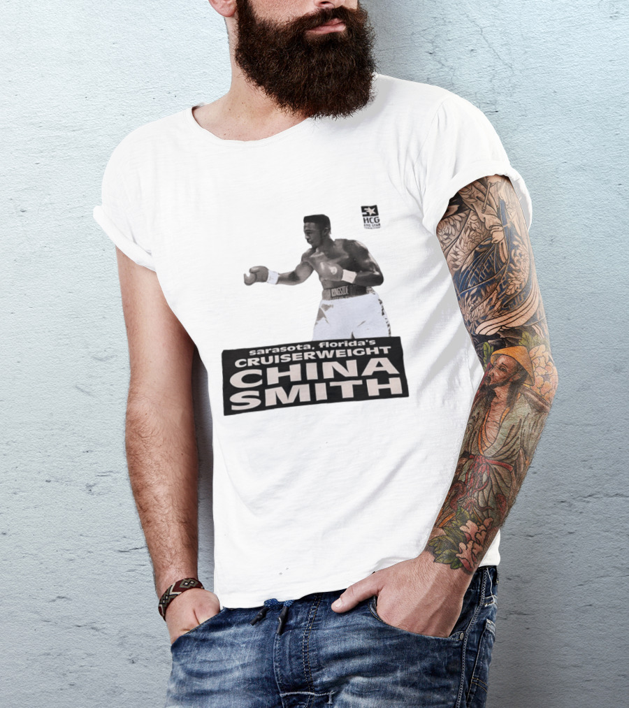 China Smith Sarasota Florida Cruiserweight Boxing Legend HCG Five Star Productions T-Shirt