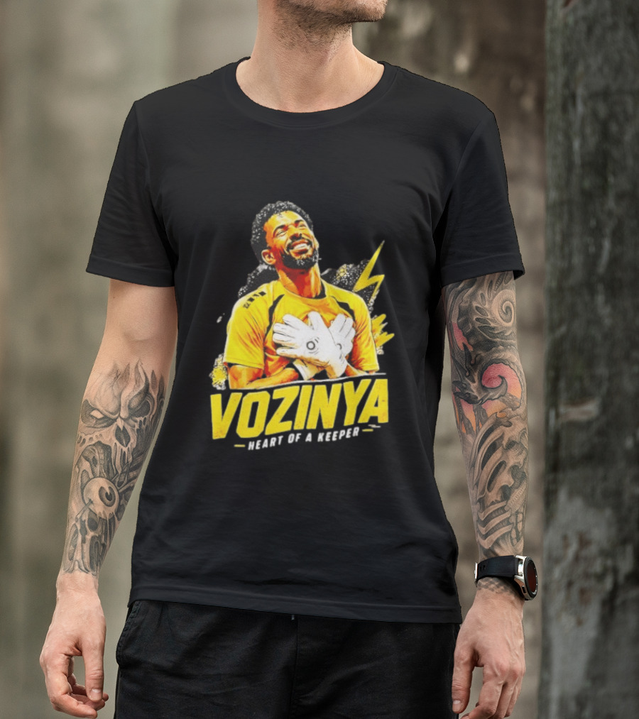 Vozinya Heart Of A Keeper Cape Verde Football Goalkeeper T-Shirt