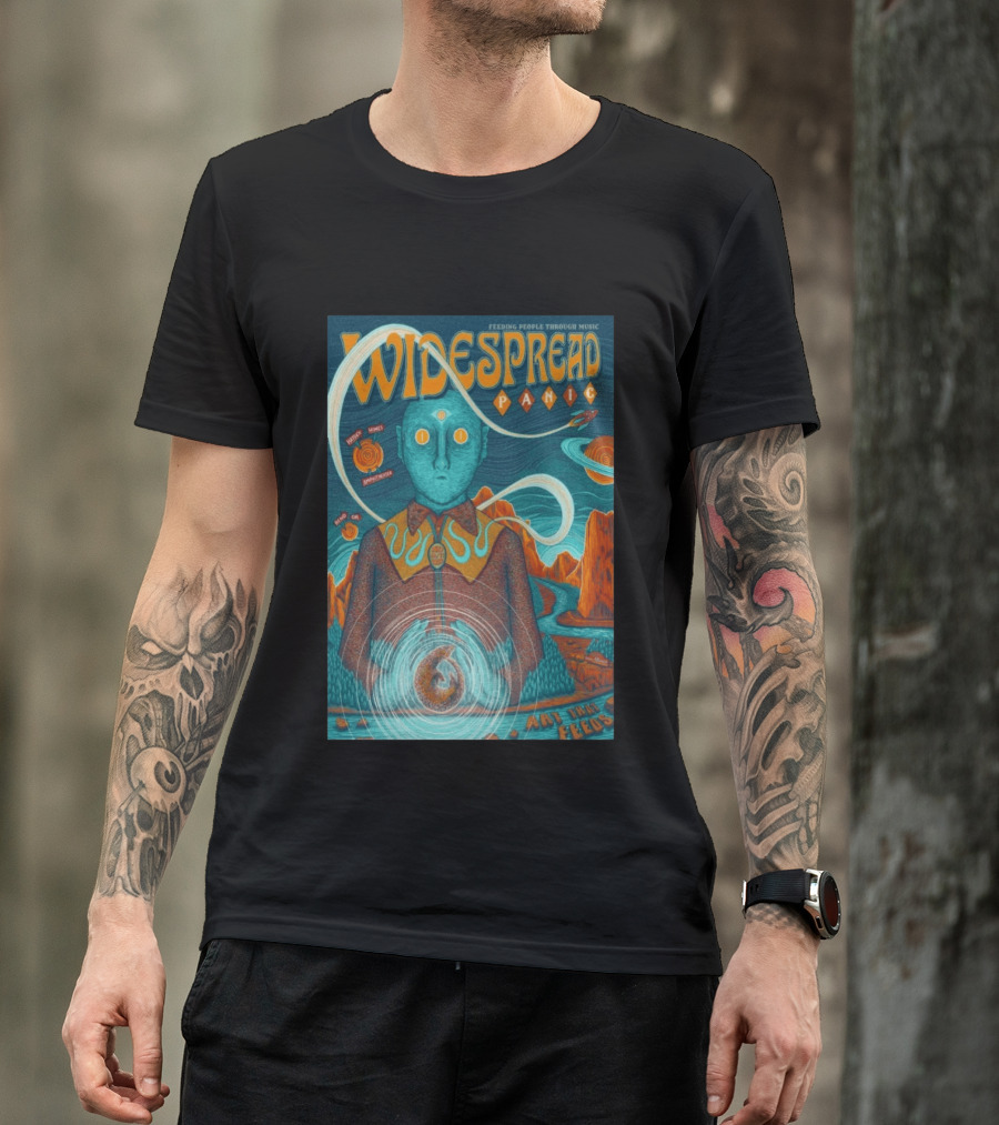 Widespread Panic Hayden Homes Amphitheater Bend OR Jul 10 11 2026 Art That Feeds T-Shirt