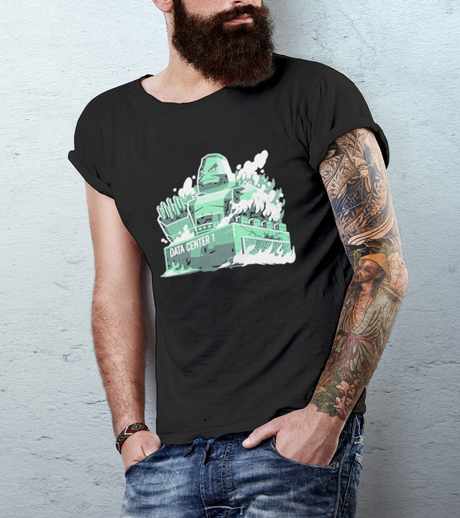 Avalanche AI Data Center 1 Robotic Powerhouse Iconography T-Shirt