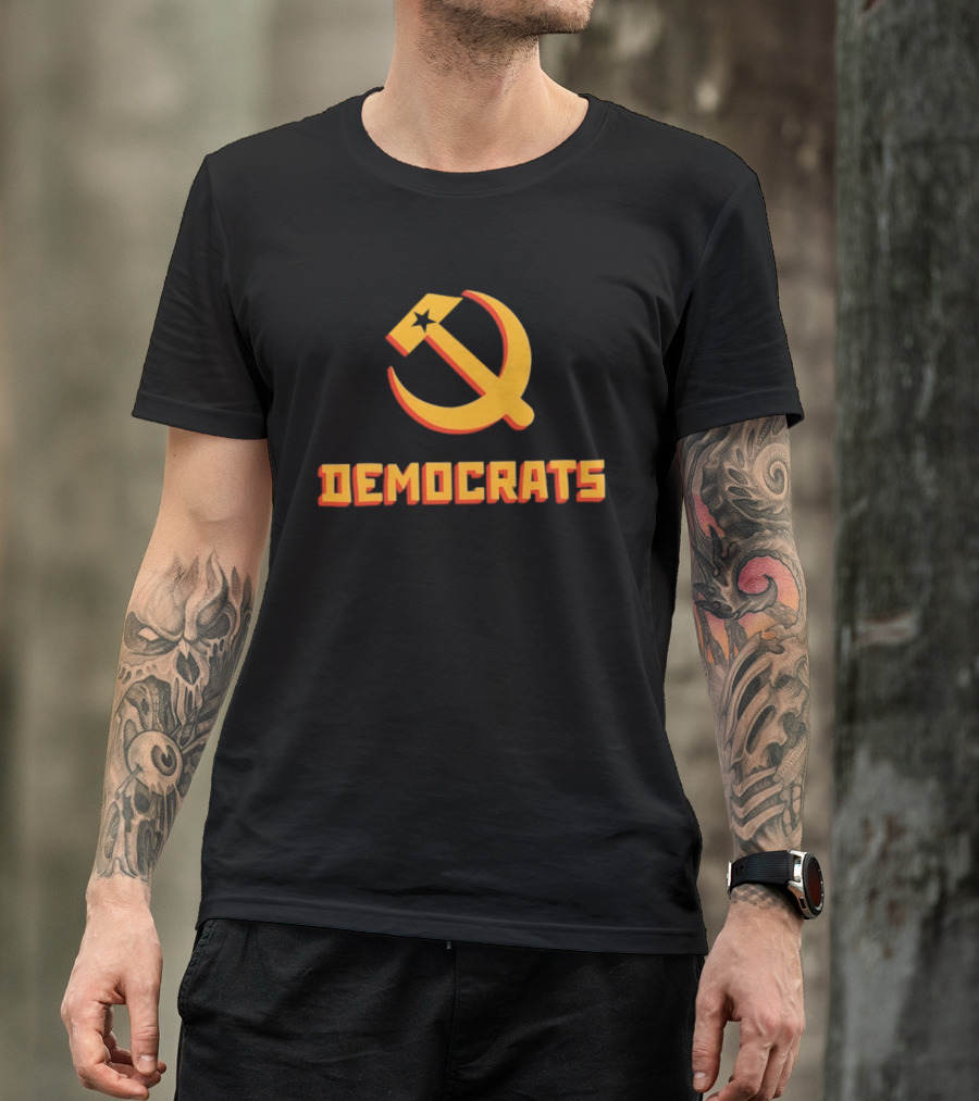 Democrats Hammer And Sickle Satire T-Shirt