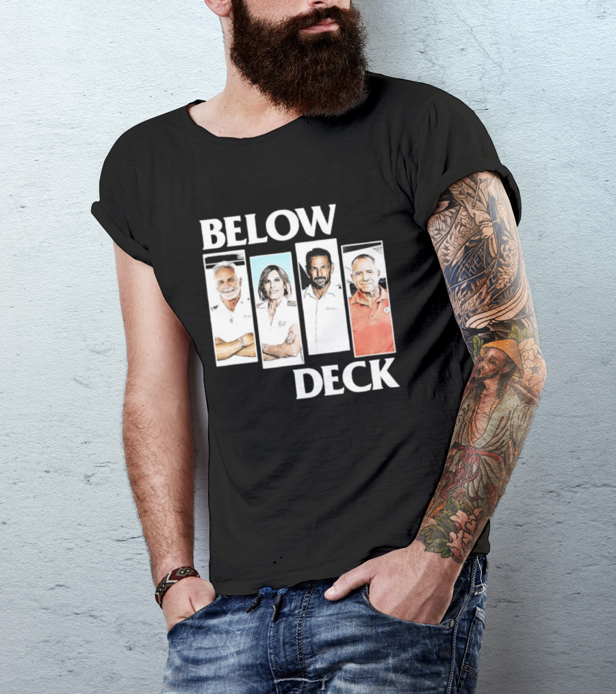 Below Deck Captains Lee Rosbach Sandy Yawn Portraits T-Shirt