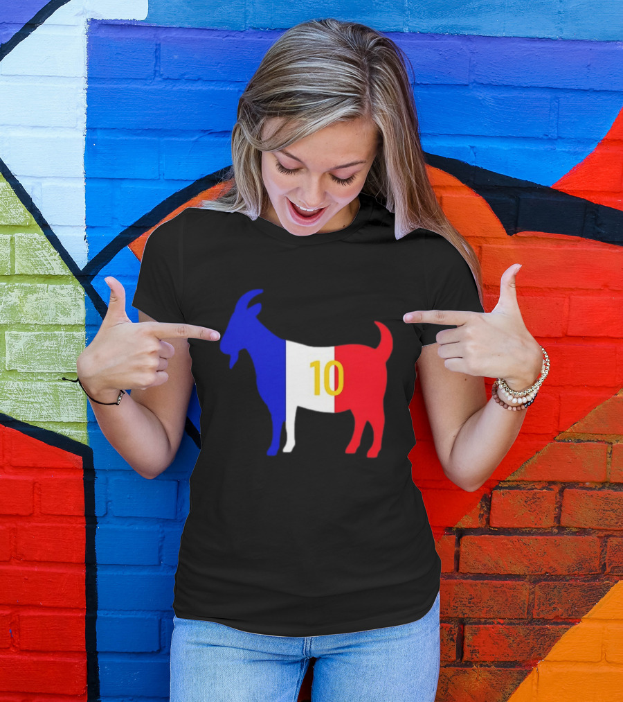 France Goat 10 Kylian Mbappe French Football Soccer Legend T-Shirt