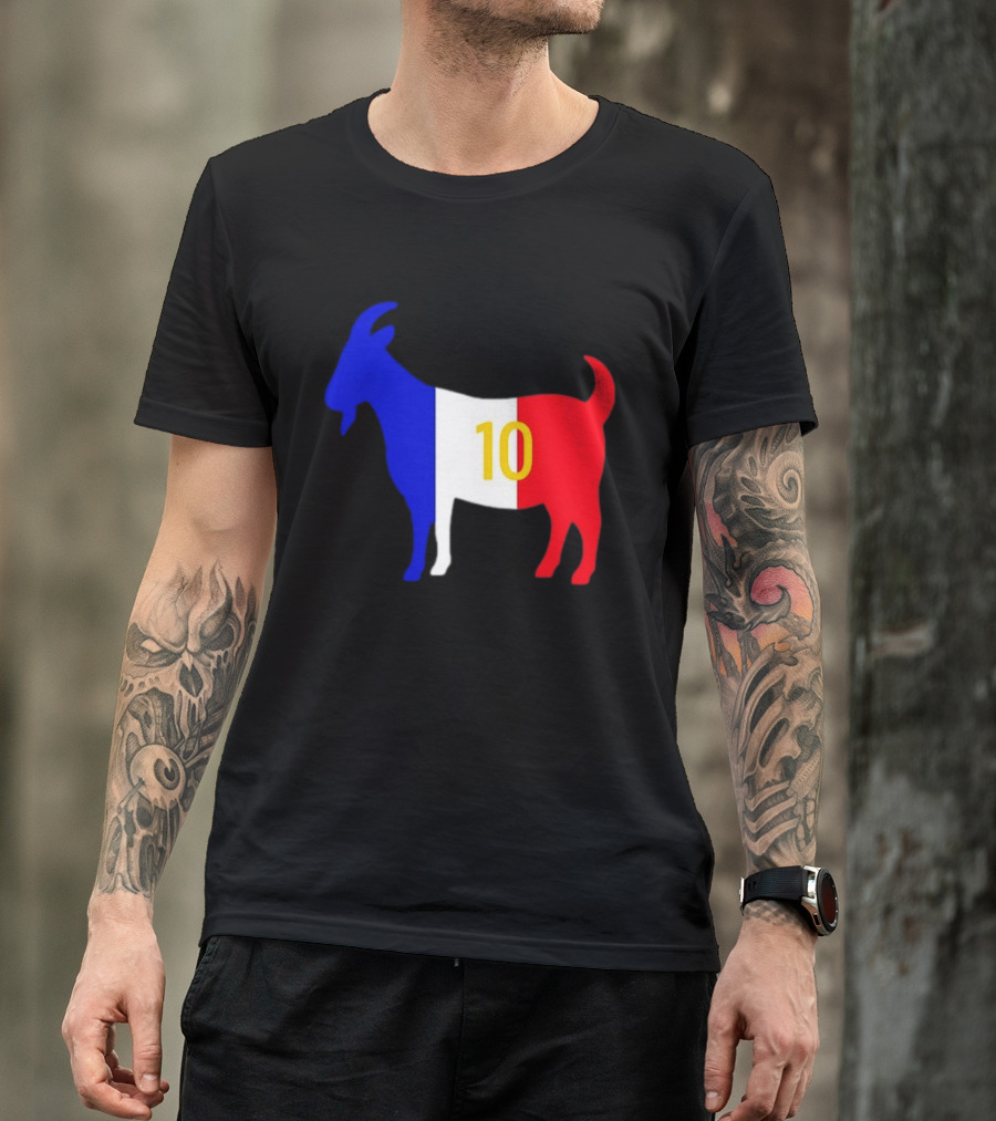 France Goat 10 Kylian Mbappe French Football Soccer Legend T-Shirt