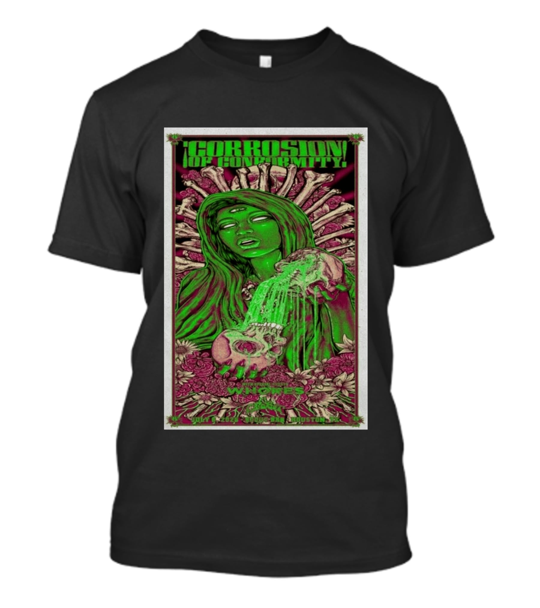Corrosion Of Conformity Houston Witches July 6 2026 T-Shirt