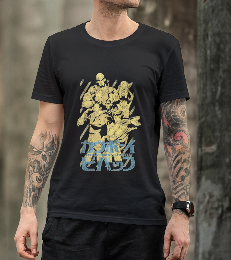 Cowboy Bebop Spike Spiegel Faye Valentine Crew T-Shirt