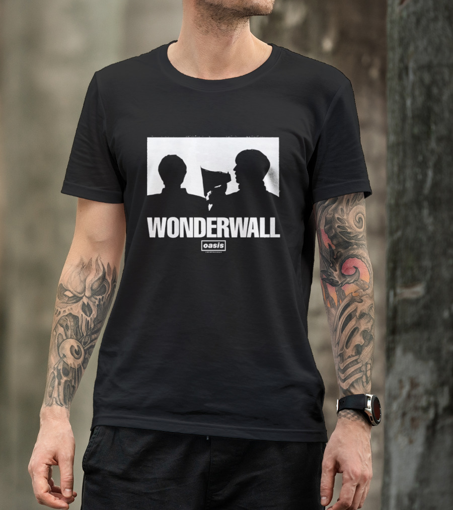 Wonderwall Oasis Liam Gallagher Noel Gallagher Music Band T-Shirt