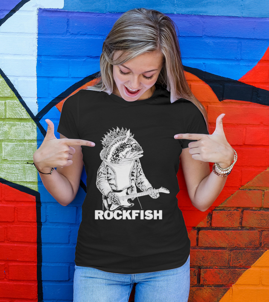 Rockfish Jacket Electric Guitar Performance T-Shirt