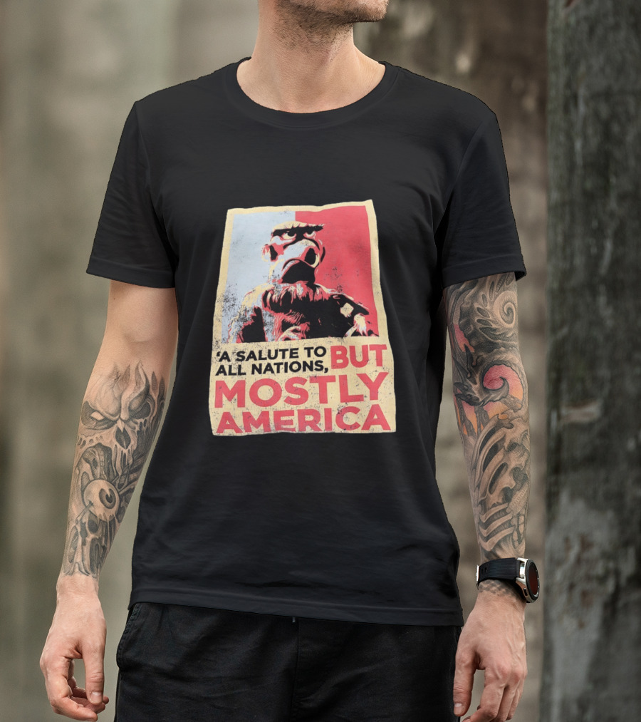 Sam The Eagle A Salute To All Nations But Mostly America Muppets T-Shirt