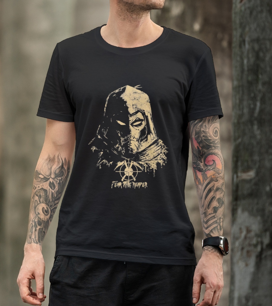 Scarecrow Batman Arkham Series Fear The Reaper Distressed T-Shirt