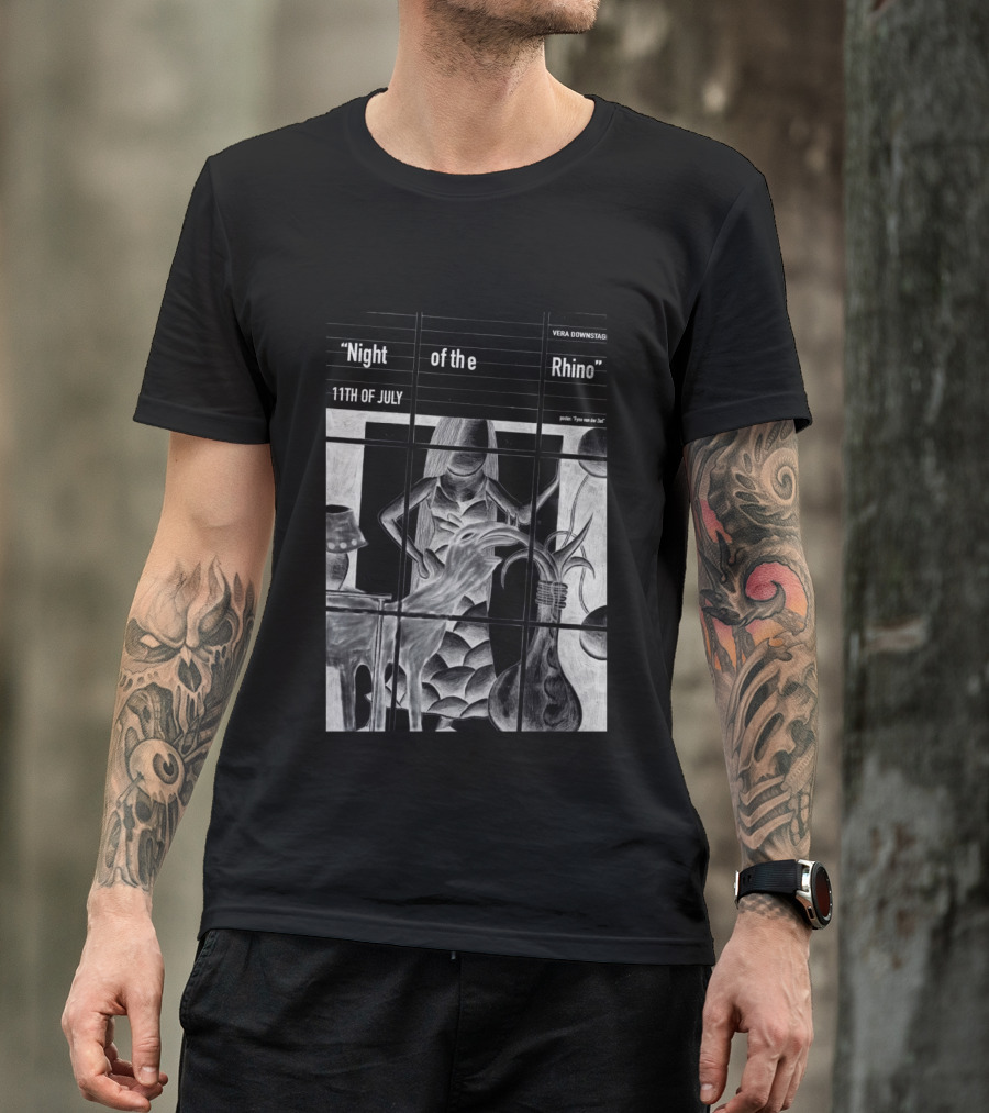 Night Of The Rhino 11th Of July Vera Downstage Groningen Netherlands Fynn Van Der Ziel T-Shirt