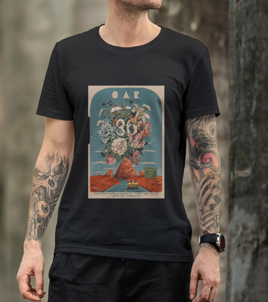 O.A.R. Colorado Road Trip Tour Morrison June 20 2026 T-Shirt