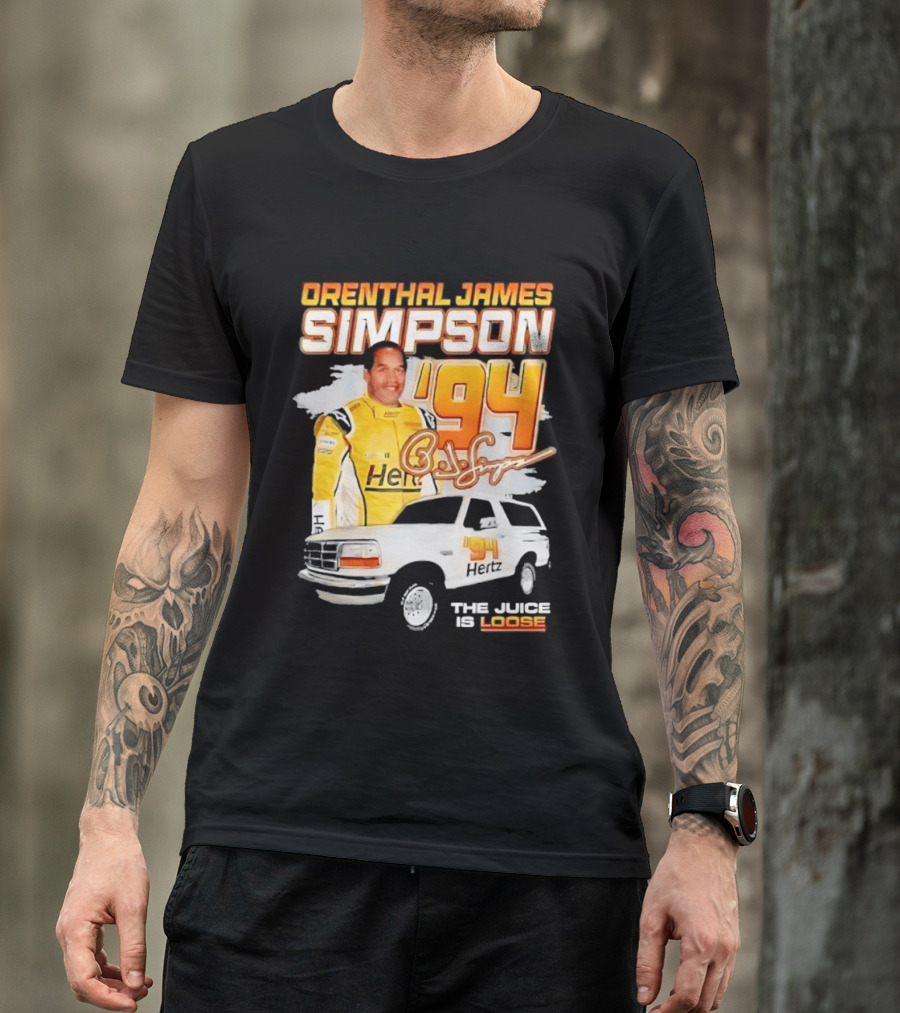 Orenthal James Simpson '94 The Juice Is Loose T-Shirt