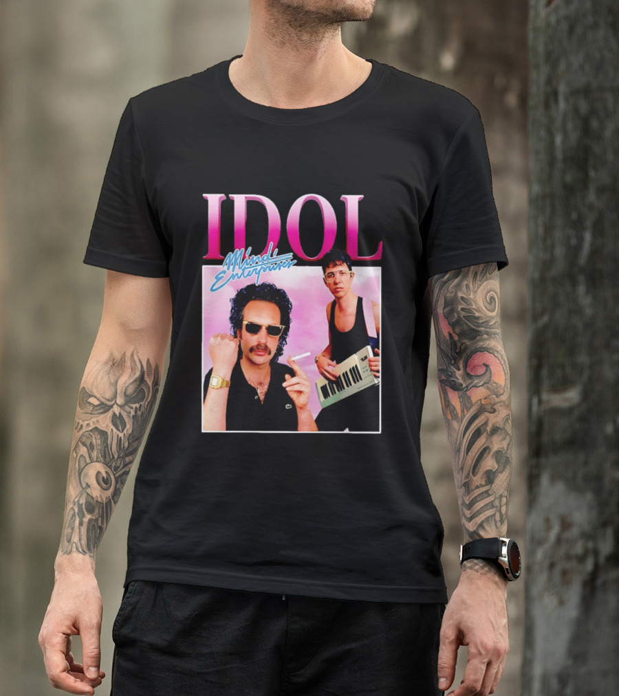 IDOL Mindi Enterprises Band Photo Retro 80s T-Shirt