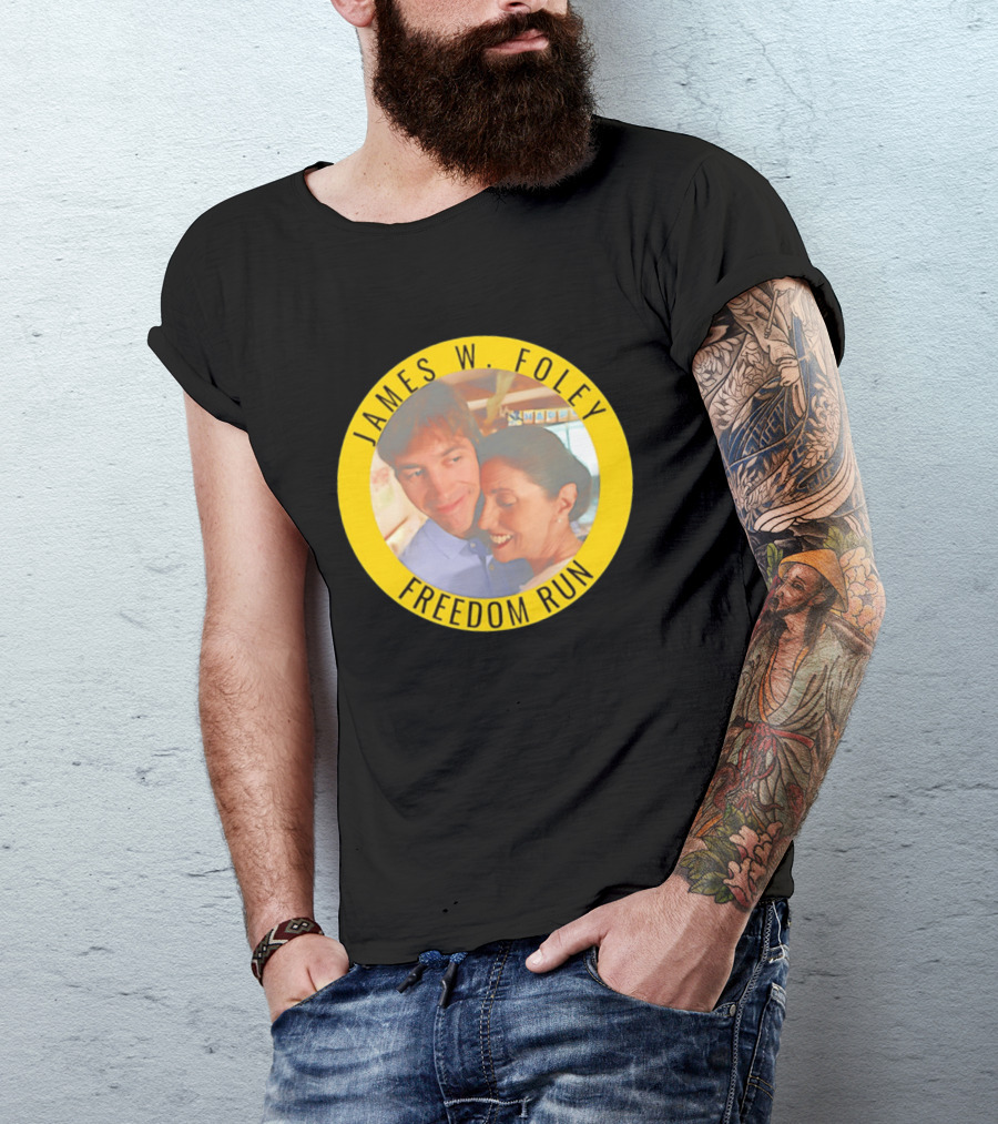 James W Foley Freedom Run Memorial Charity Event T-Shirt
