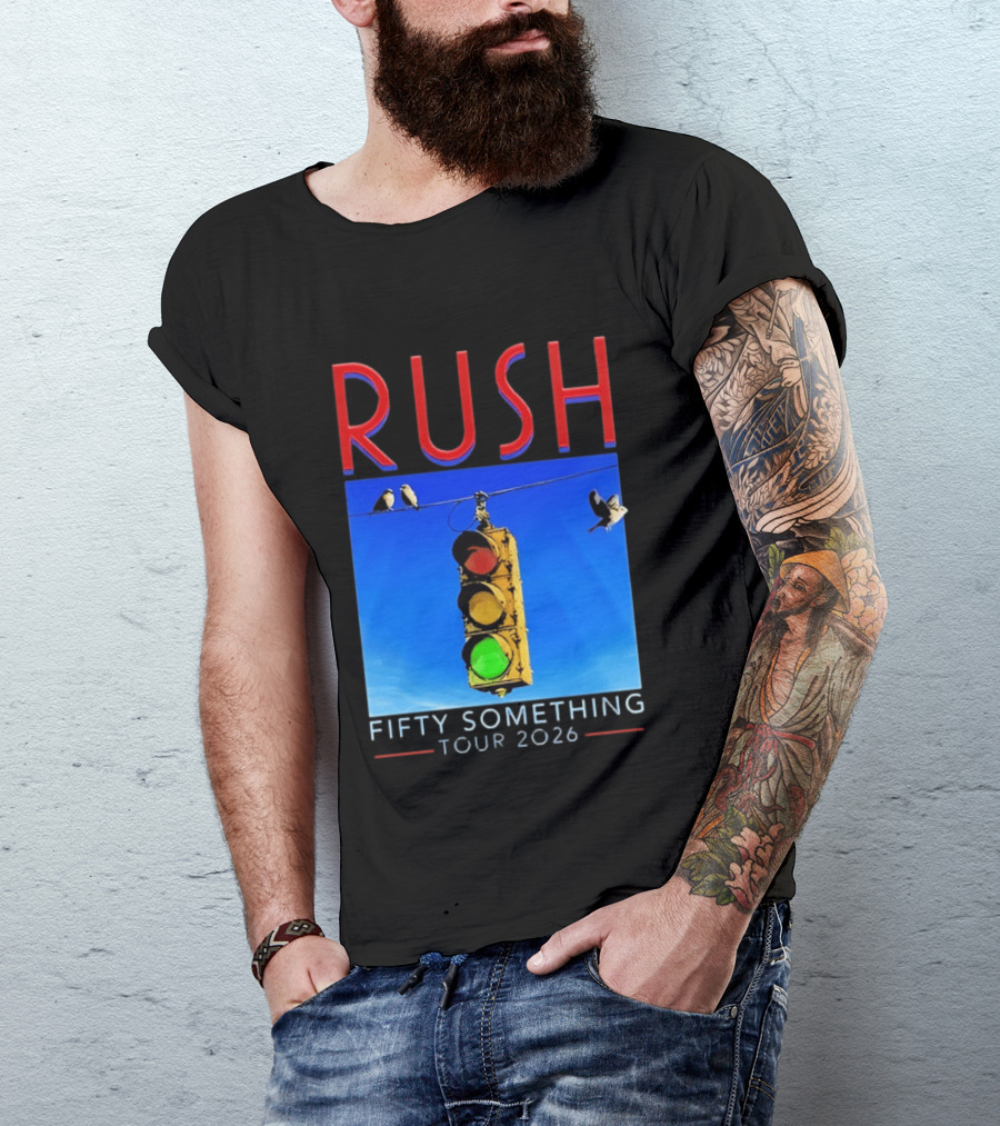 Rush Fifty Something Tour 2026 Traffic Light T-Shirt