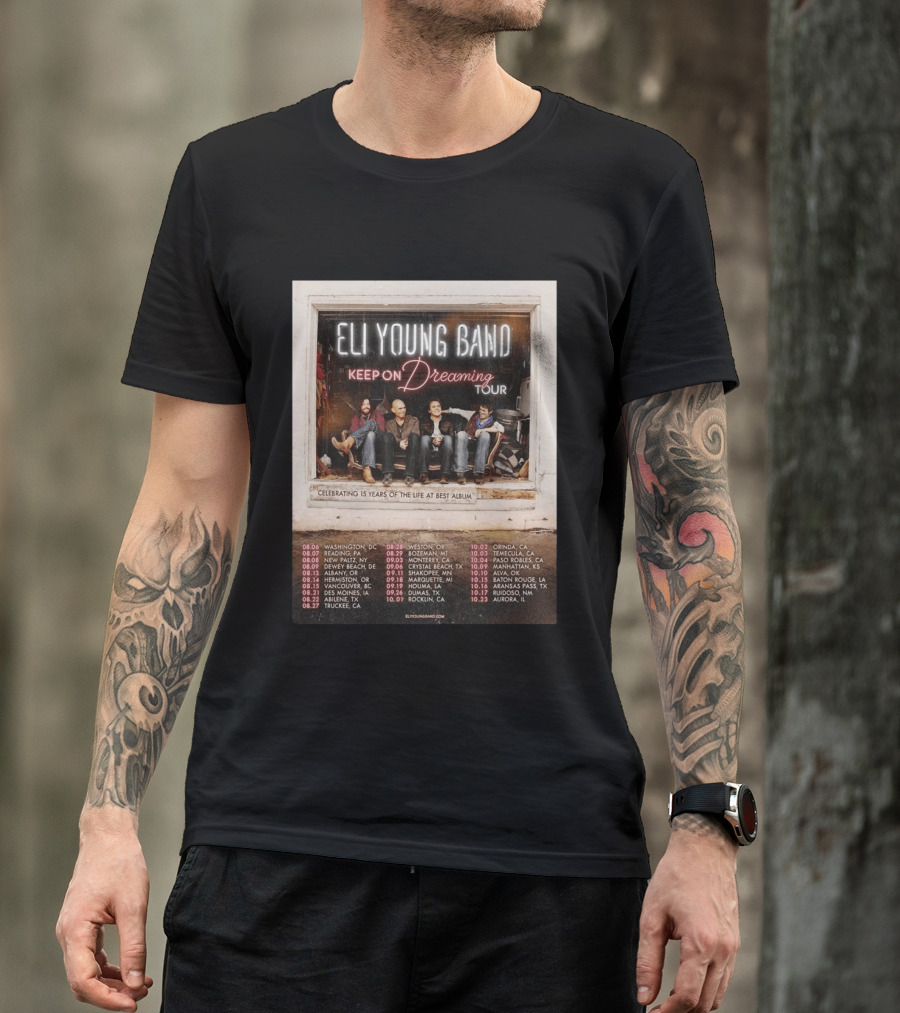 Eli Young Band Keep On Dreaming Tour USA 2026 T-Shirt