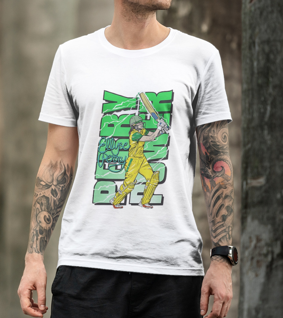 Ellyse Perry Australian Power Cricket Player Australia T-Shirt