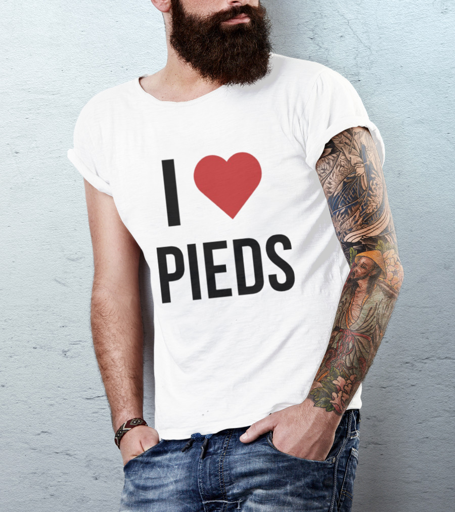 I Heart Pieds T-Shirt