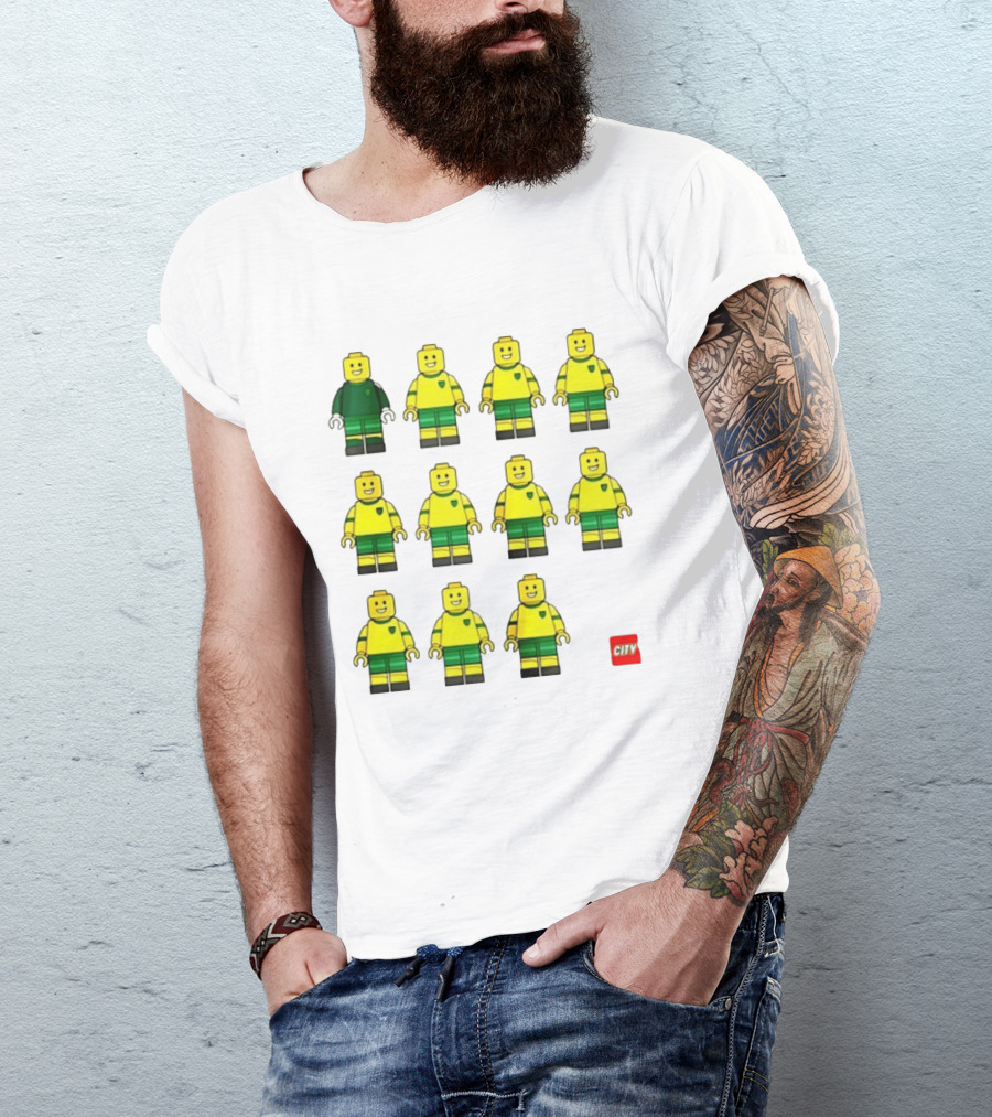 Norwich City F.C. Lego Minifigures Team Formation T-Shirt