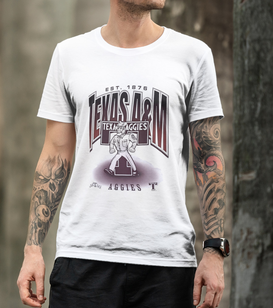 Texas A&M Aggies Est 1876 College Station Traditions Aggieland Football Texas T T-Shirt