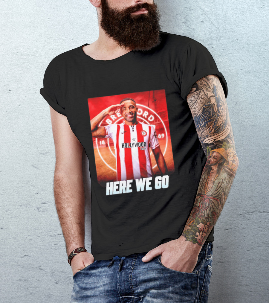 Brentford FC Callum Wilson Here We Go Hollywood Bets T-Shirt