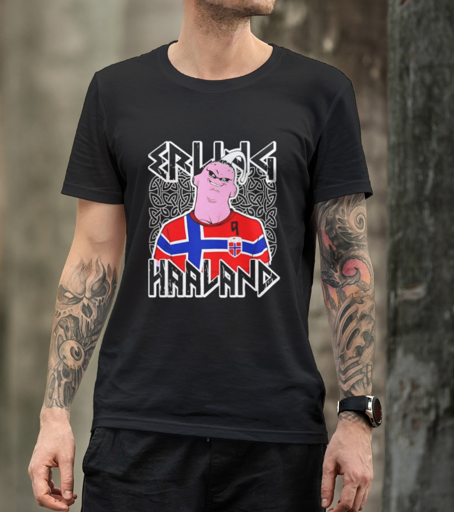 Erling Haaland Majin Buu Norway National Team T-Shirt
