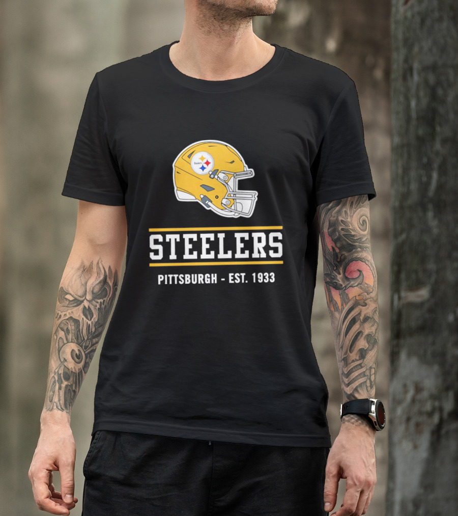 Pittsburgh Steelers Helmet Est 1933 T-Shirt