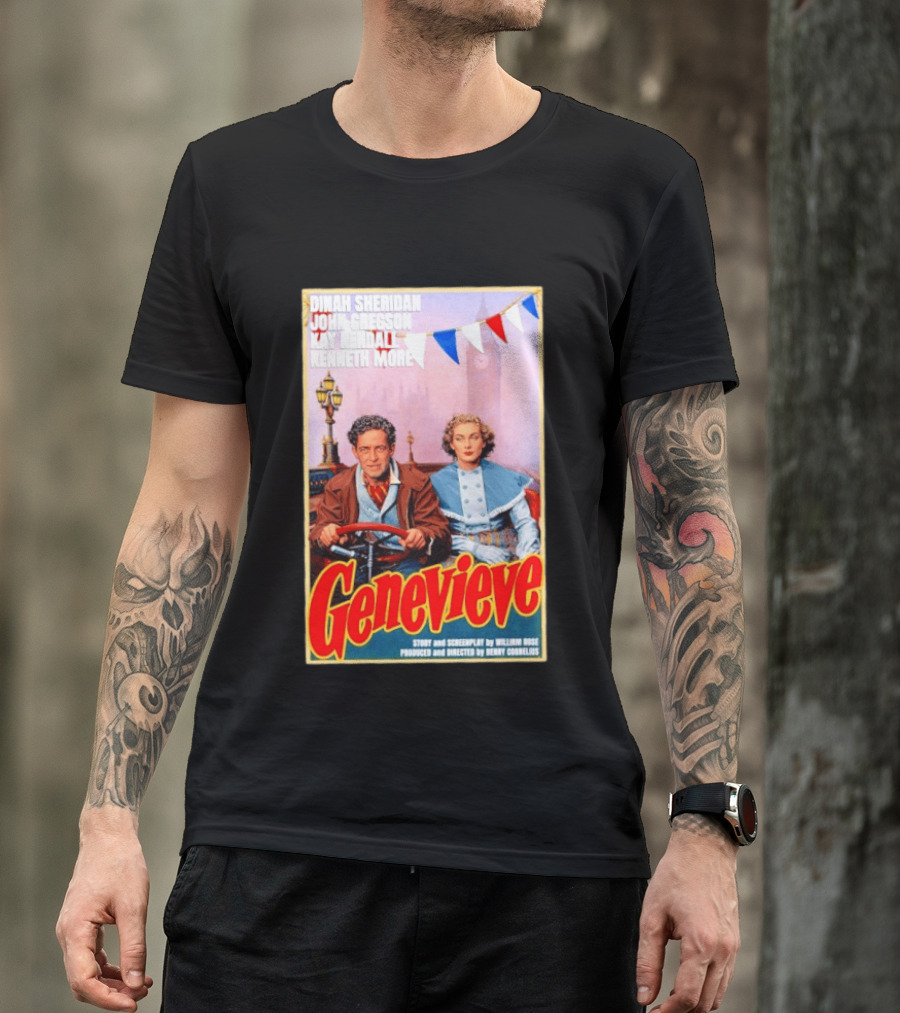 Dinah Sheridan John Gregson Kay Kendall Kenneth More Genevieve Movie T-Shirt