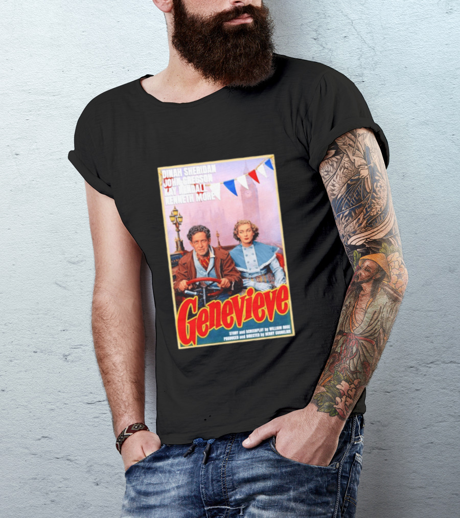 Dinah Sheridan John Gregson Kay Kendall Kenneth More Genevieve Movie T-Shirt