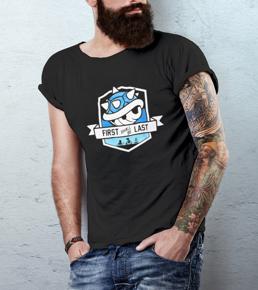 Mario Kart Blue Shell First Shall Be Last T-Shirt