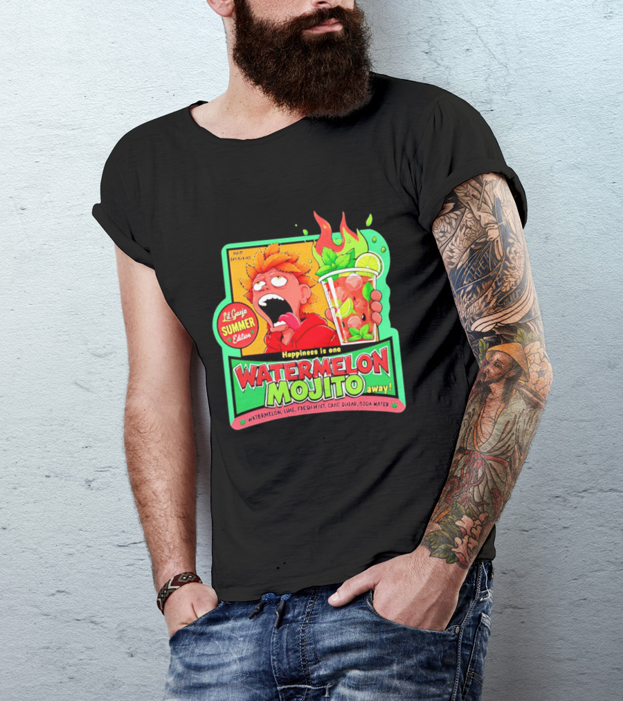 Lil Ganja Summer Edition Happiness Is One Watermelon Mojito Away T-Shirt