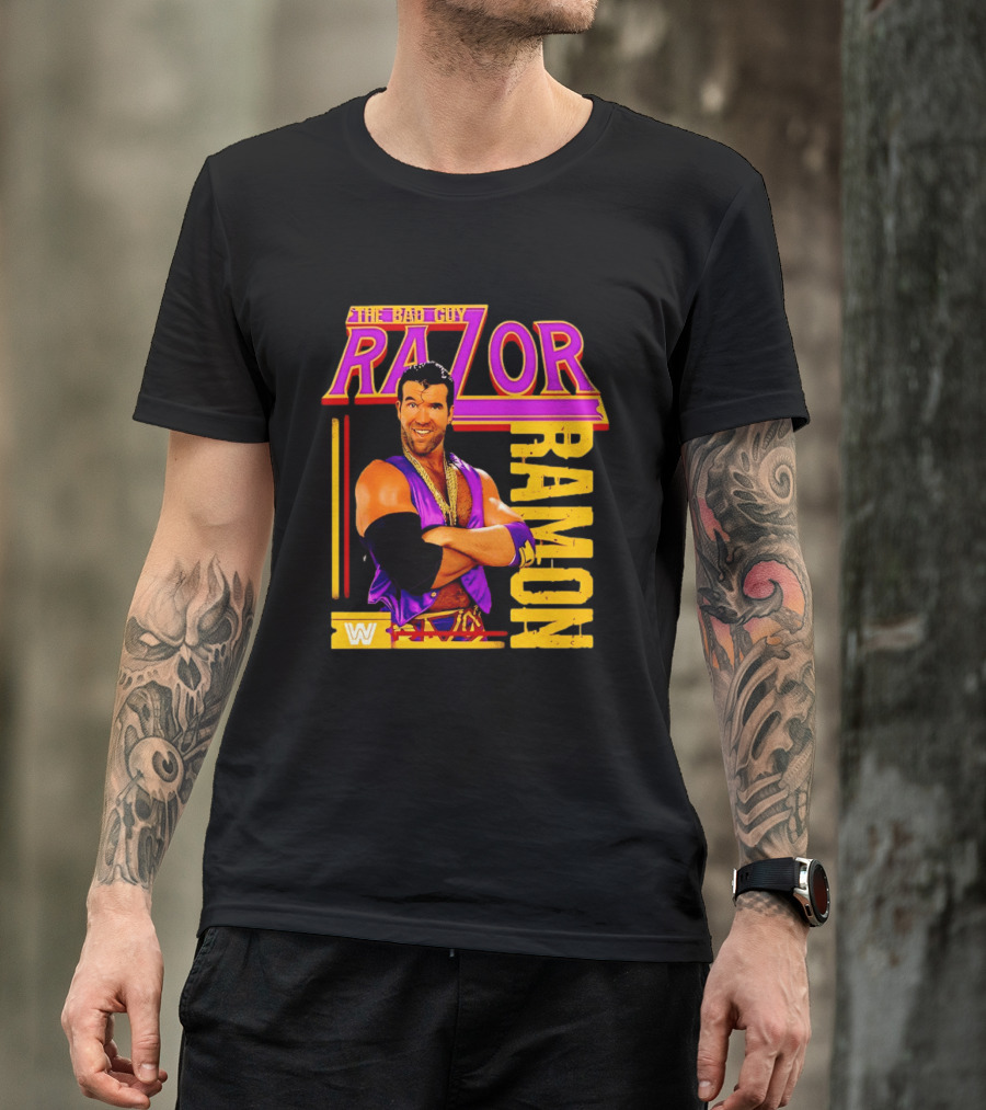 Razor Ramon The Bad Guy WWE Wrestling Superstar T-Shirt