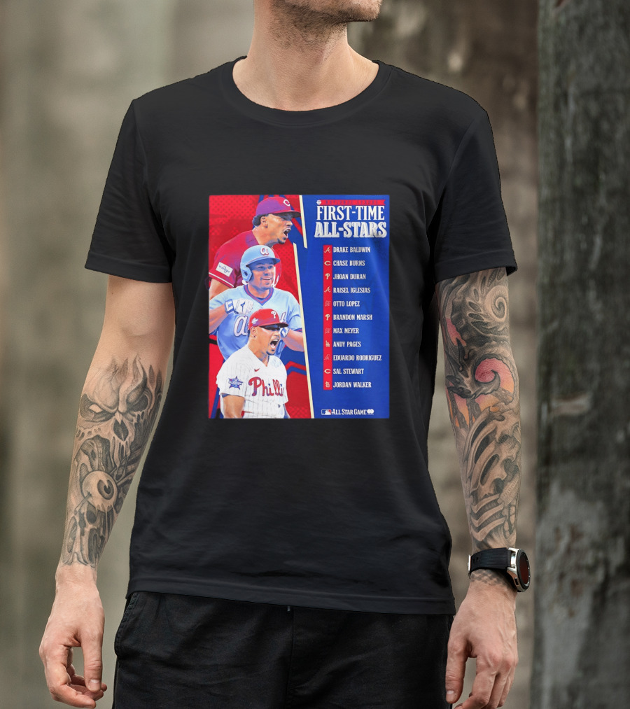 MLB National League First Time All Stars T-Shirt