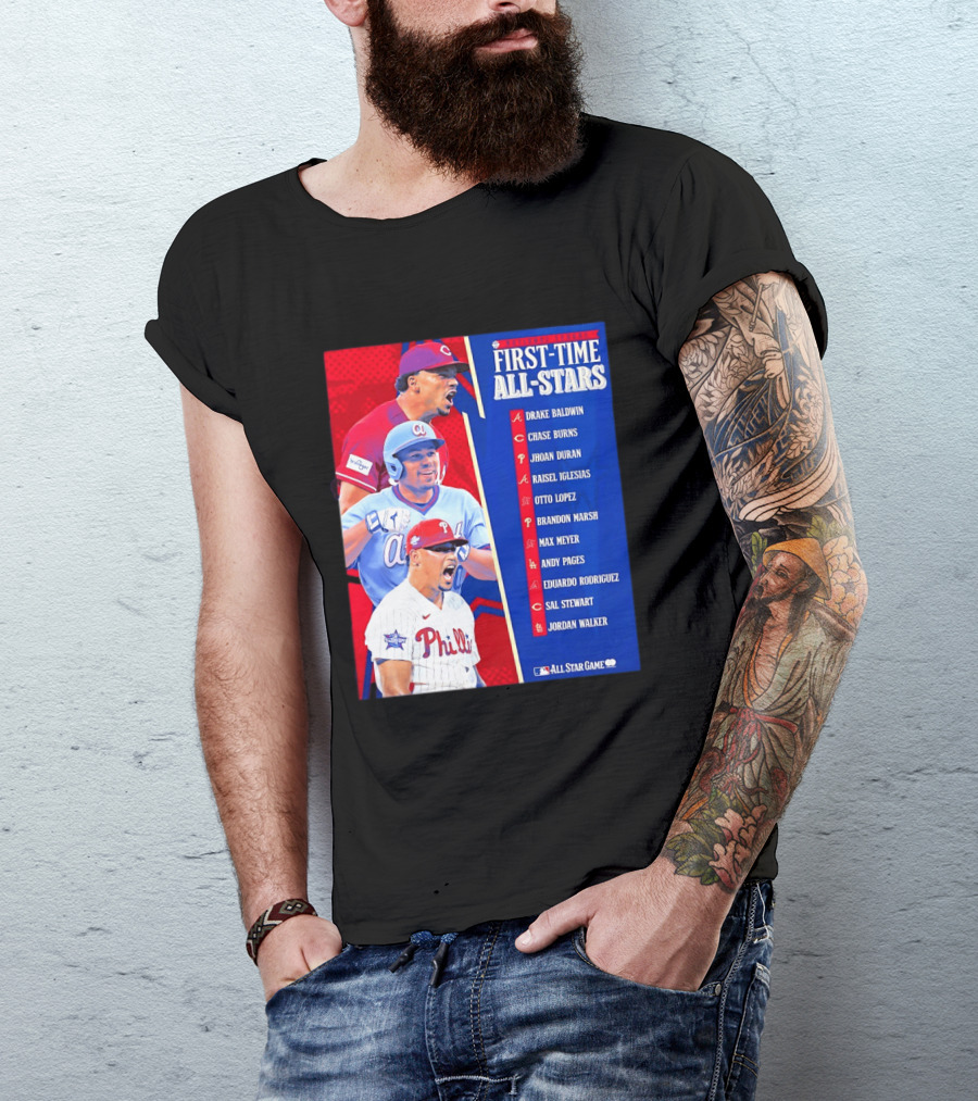 MLB National League First Time All Stars T-Shirt