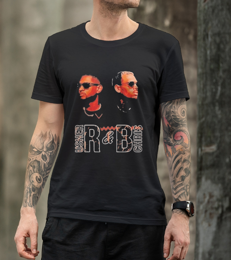 Usher Chris R&B Bootleg Retro Style Sunglasses T-Shirt