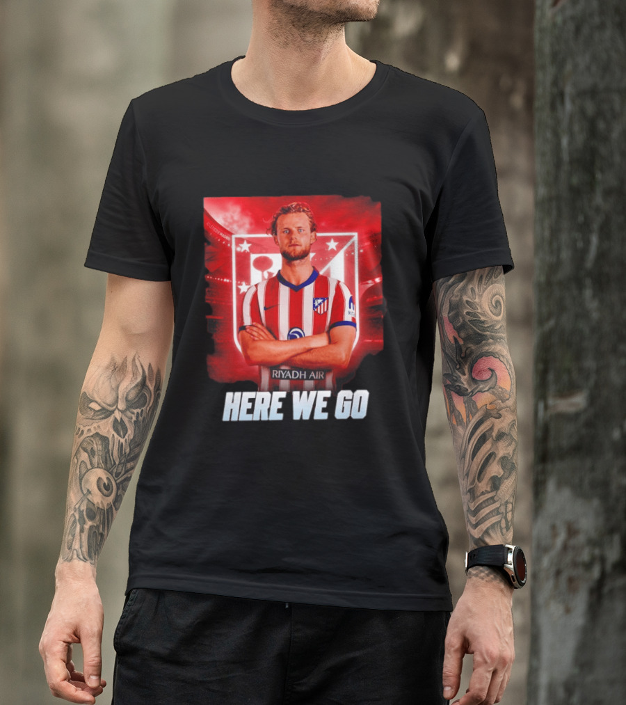 Atlético Madrid Transfer Morten Hjulmand Here We Go Announcement T-Shirt