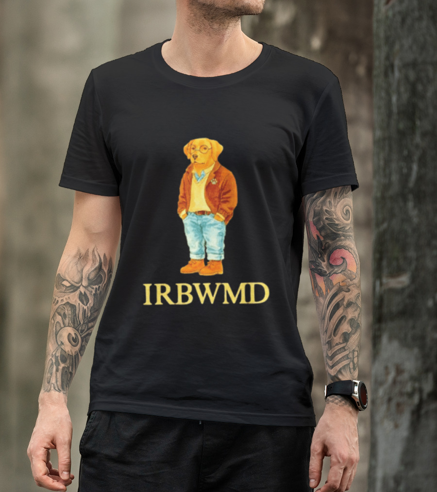 IRBWMD Golden Retriever Reading Companion T-Shirt