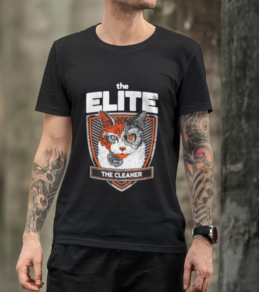 The Elite The Cleaner Cyborg Cat T-Shirt