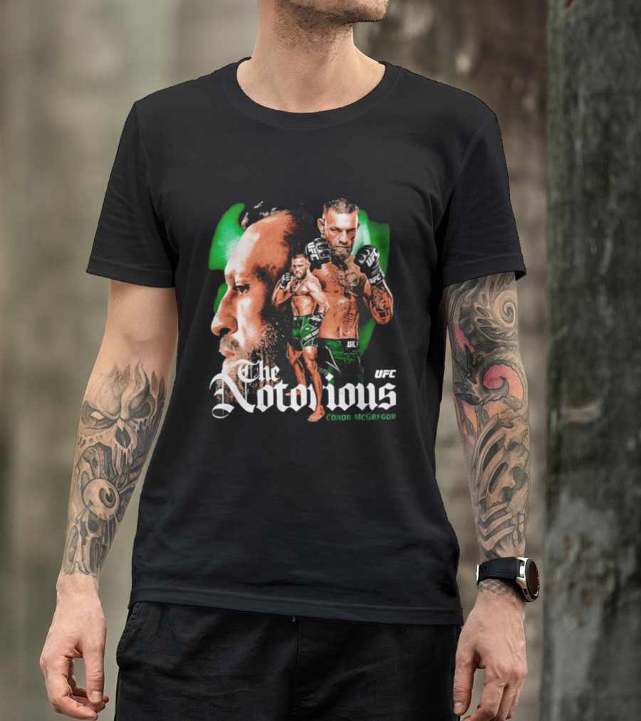 The Notorious Conor McGregor UFC Aura 329 Combat Strength T-Shirt