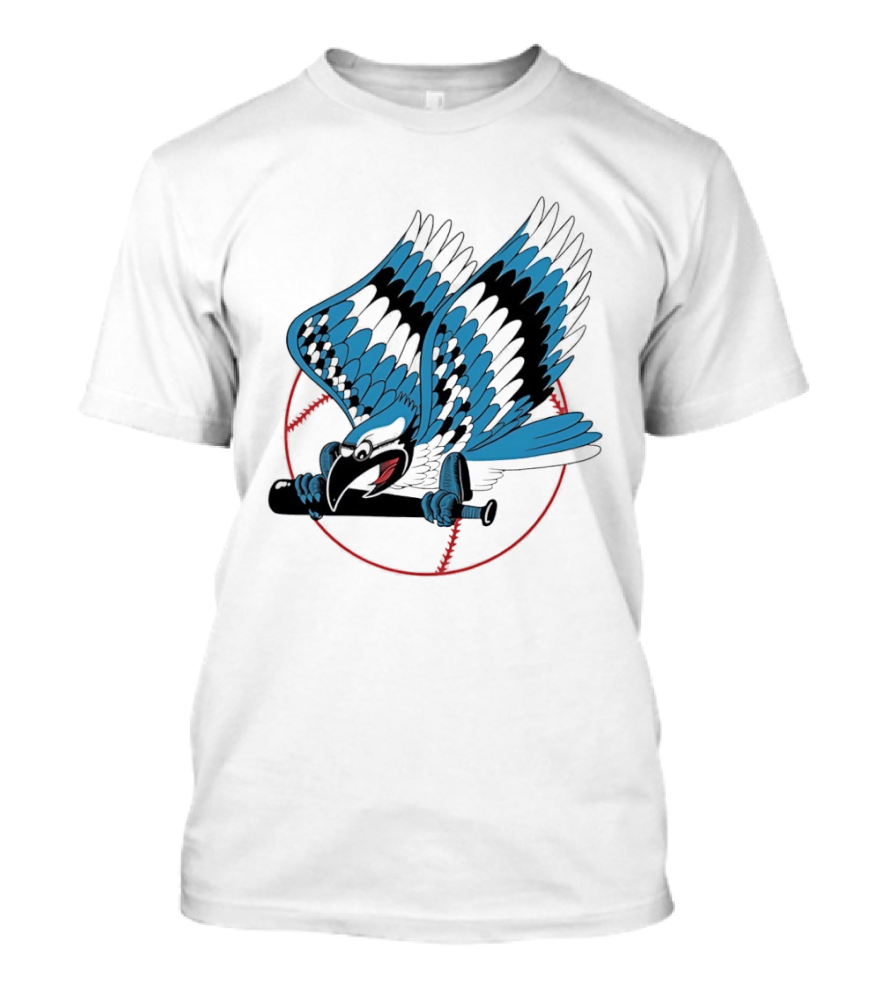 Toronto Blue Jays Flying Logo Majestic MLB Baseball Sportswear T-Shirt
