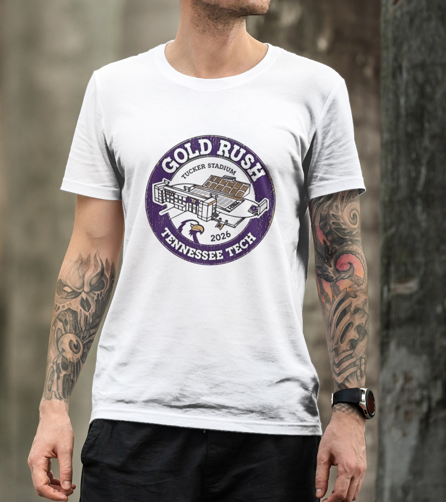 Tennessee Tech Gold Rush Tucker Stadium 2026 T-Shirt