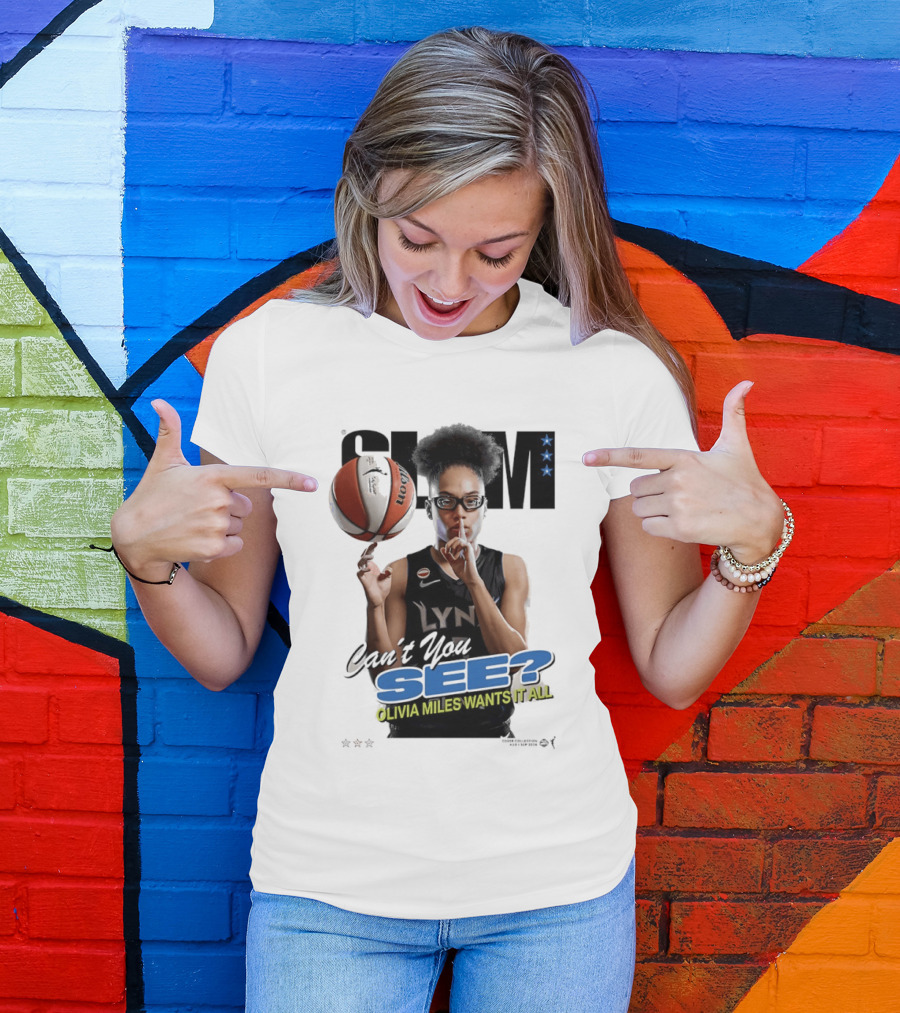 Minnesota Lynx SLAM Olivia Miles Wants It All Can't You See Basketball T-Shirt