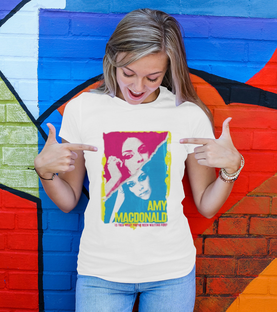 Amy Macdonald Is This What You've Been Waiting For Vintage Style Image T-Shirt