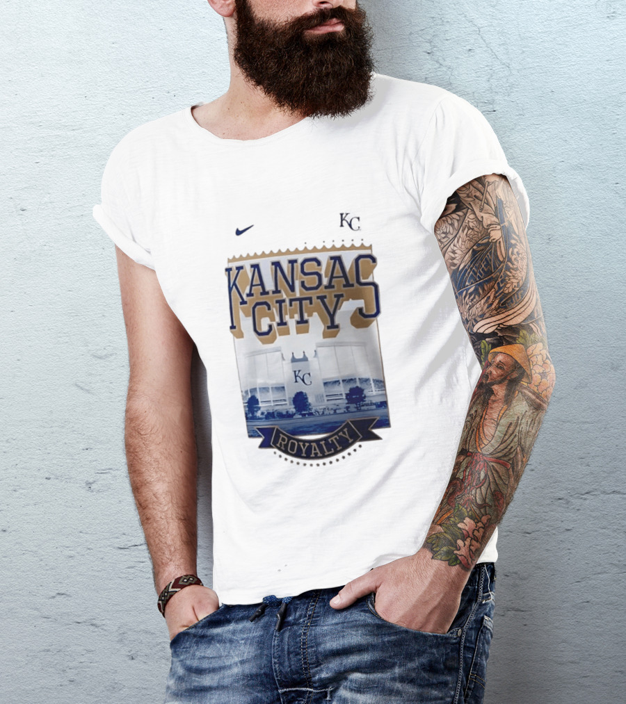 Kansas City Royals Stadium Royalty KC Nike T-Shirt