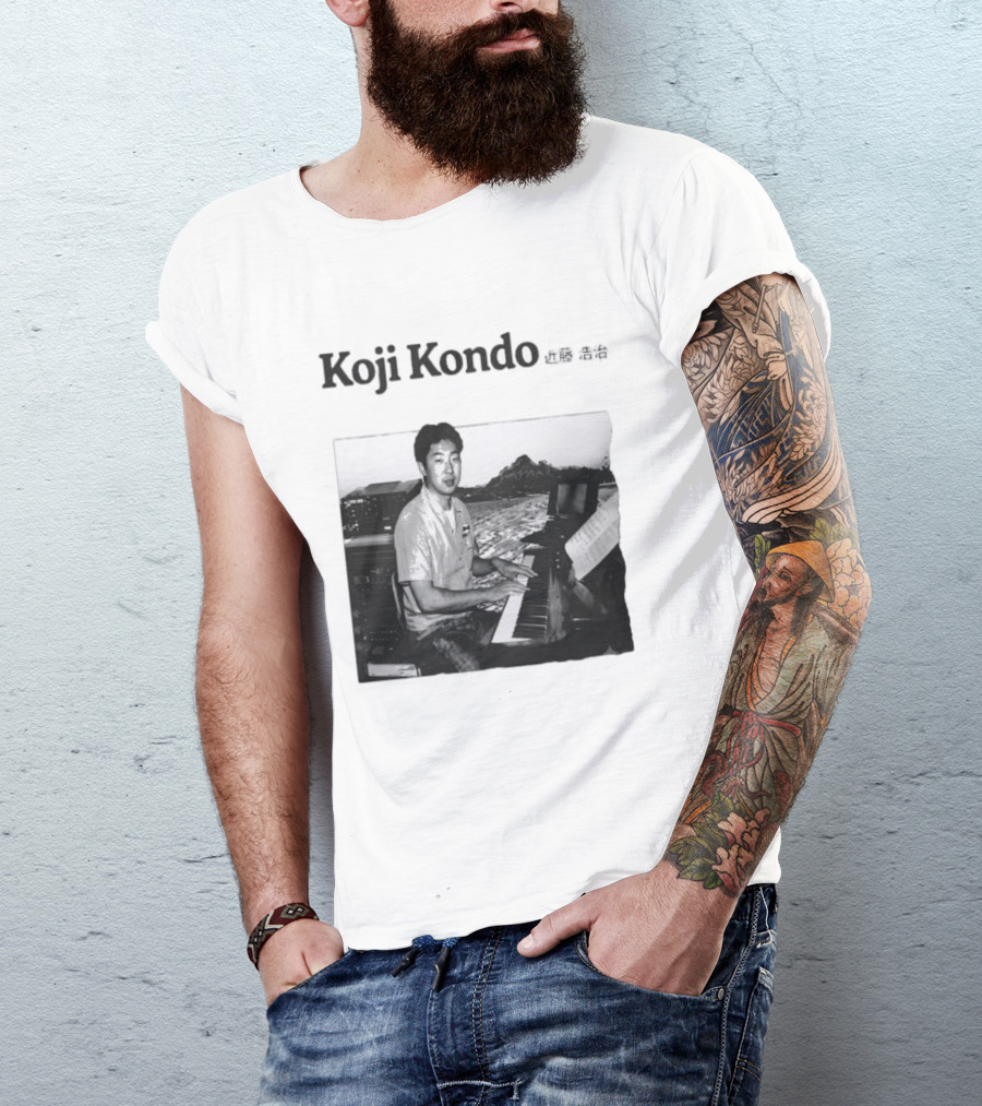 Koji Kondo I Can Hear Music Piano Masters T-Shirt