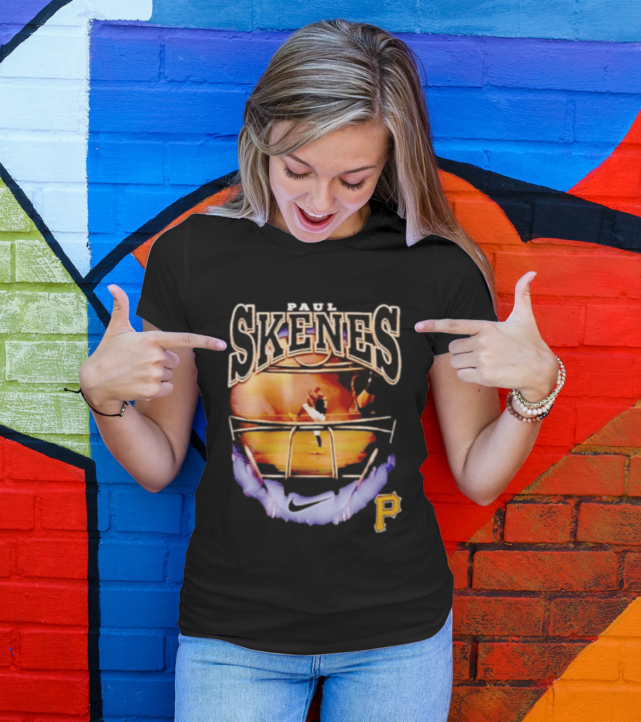 Paul Skenes Pittsburgh Pirates Nike P Logo Baseball Stadium T-Shirt