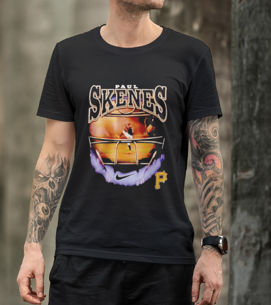 Paul Skenes Pittsburgh Pirates Nike P Logo Baseball Stadium T-Shirt
