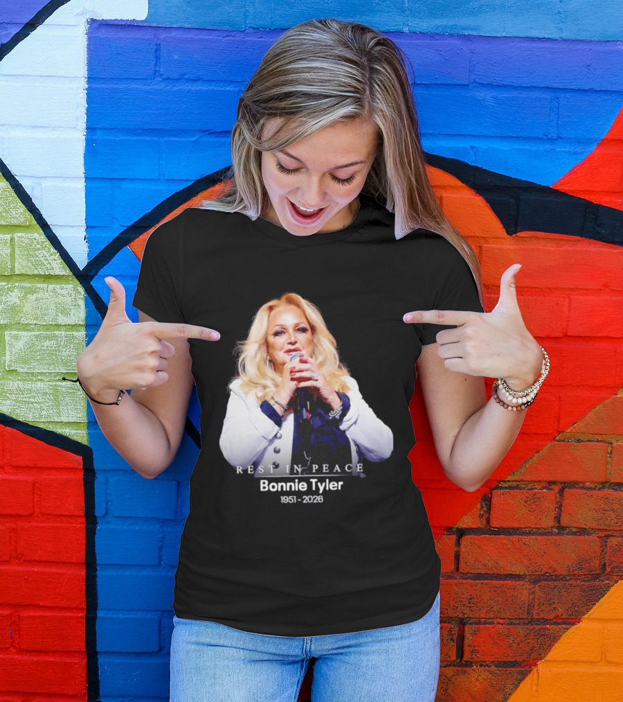 Rest In Peace Bonnie Tyler 1951 2026 T-Shirt